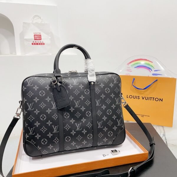 LV Porte-Documents Voyage Monogram Eclipse - Bag