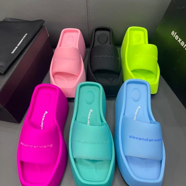 AMQ Wedge Thick Sole Sandals - Sandals