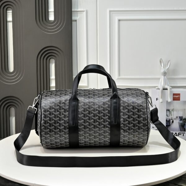 GYD Boeing 45 Black/Grey Chevron Canvas - Bag