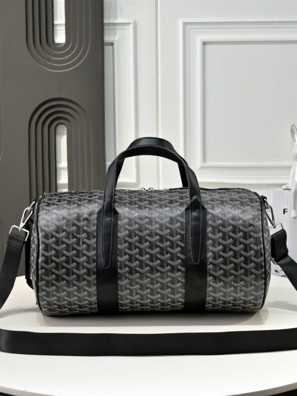 GYD Boeing 45 Black/Grey Chevron Canvas – Borsa