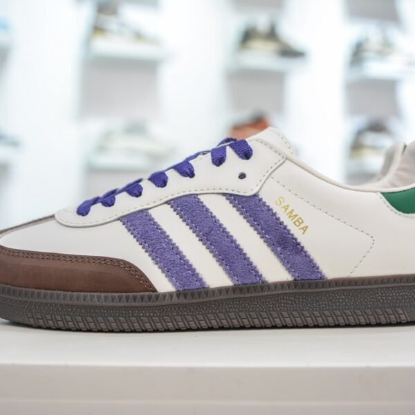 AD Samba OG White/Purple/Green - Sneakers