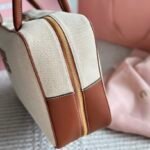 MIU Bowling Bag Beige Canvas – Borsa