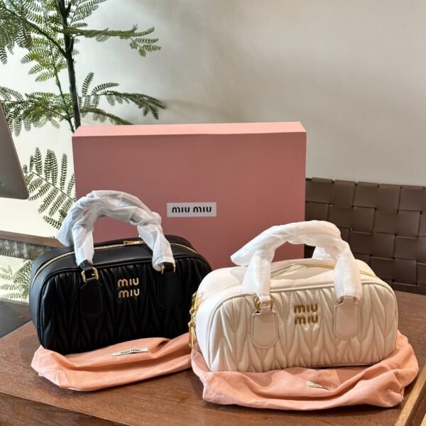 MIU Matelassé Bowling Bag - Bag
