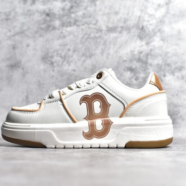 NB 550 Boston Red Sox White/Brown Leather - Sneakers