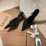 BAL Knife BB Logo Mules – Heels