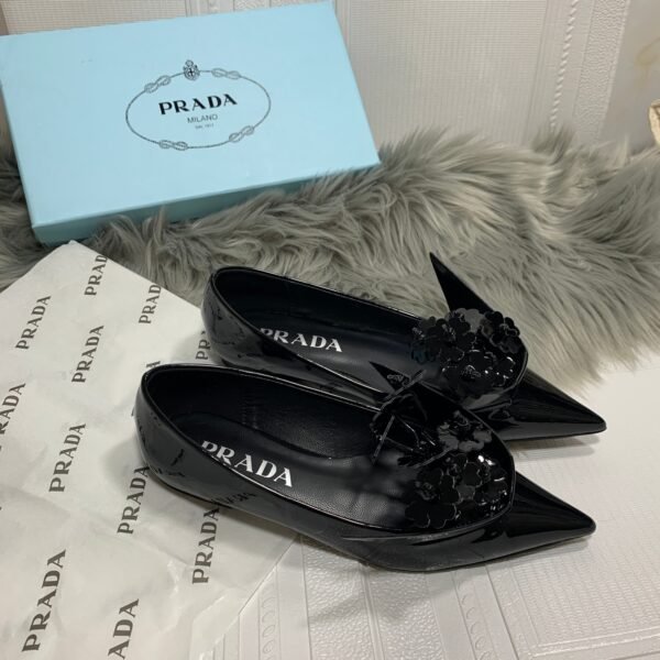 PR Pointed Toe Floral Embellished Pumps - Heels