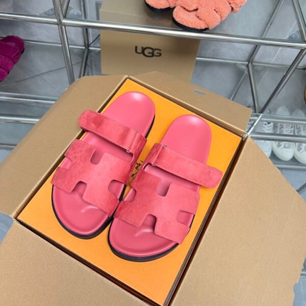 HM Oran Sandals Pink Suede - Sandals