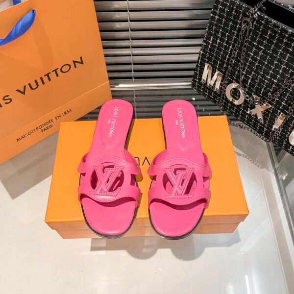 LV Paseo Flat Comfort Mule Pink - Slides