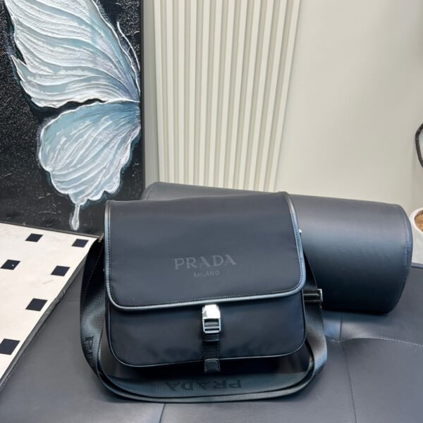PR Messenger Bag Black Nylon - Bag