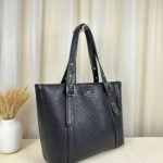 LV Neverfull MM Black Leather – Bag