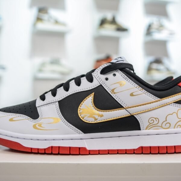 NK Dunk Low Firecracker - Sneakers