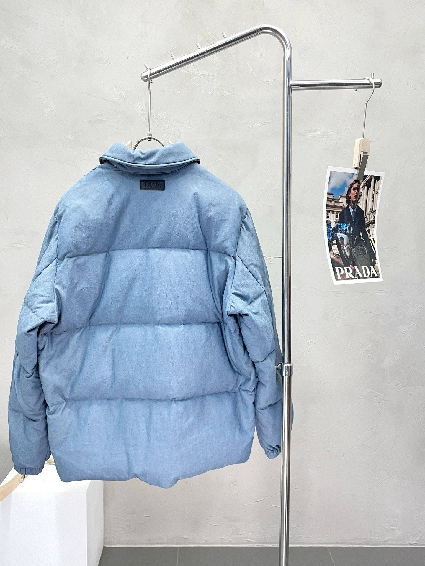 PR Re-Nylon Puffer Jacket 46 Blue/Black - Jacket - Image 2