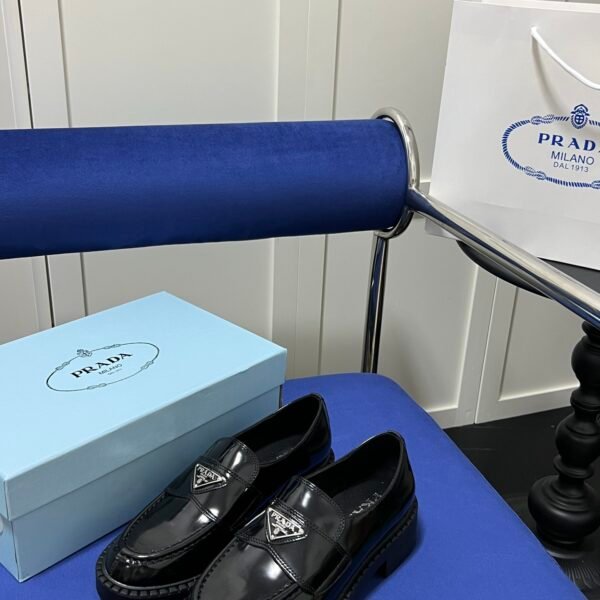 PR Brushed Leather Loafers - Shoes