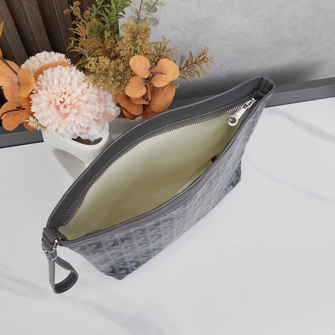 GYD Senat Pouch MM Grey GYDine Canvas - Bag - Image 9