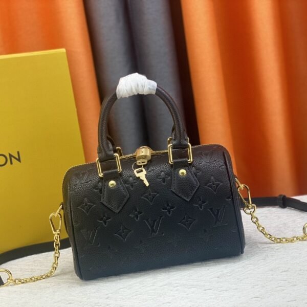LV Speedy Bandoulière 20 Monogram Empreinte Black - Bag