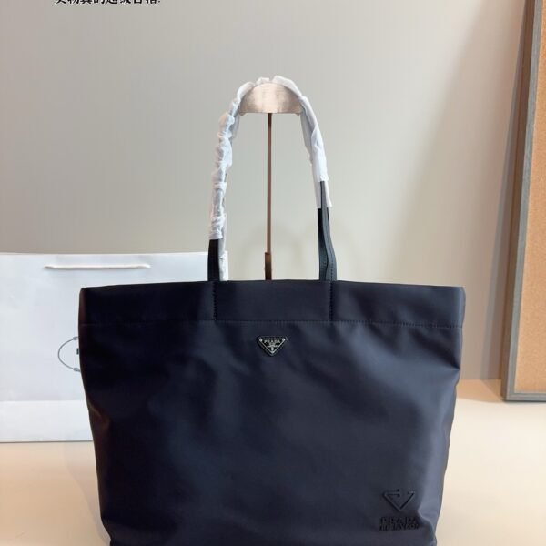 PR Re-Nylon Tote Black Nylon - Bag