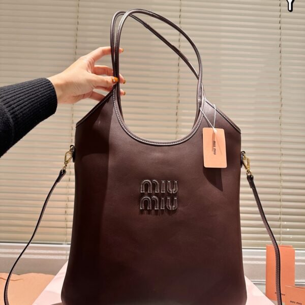 MIU Arcadie Brown Leather - Bag