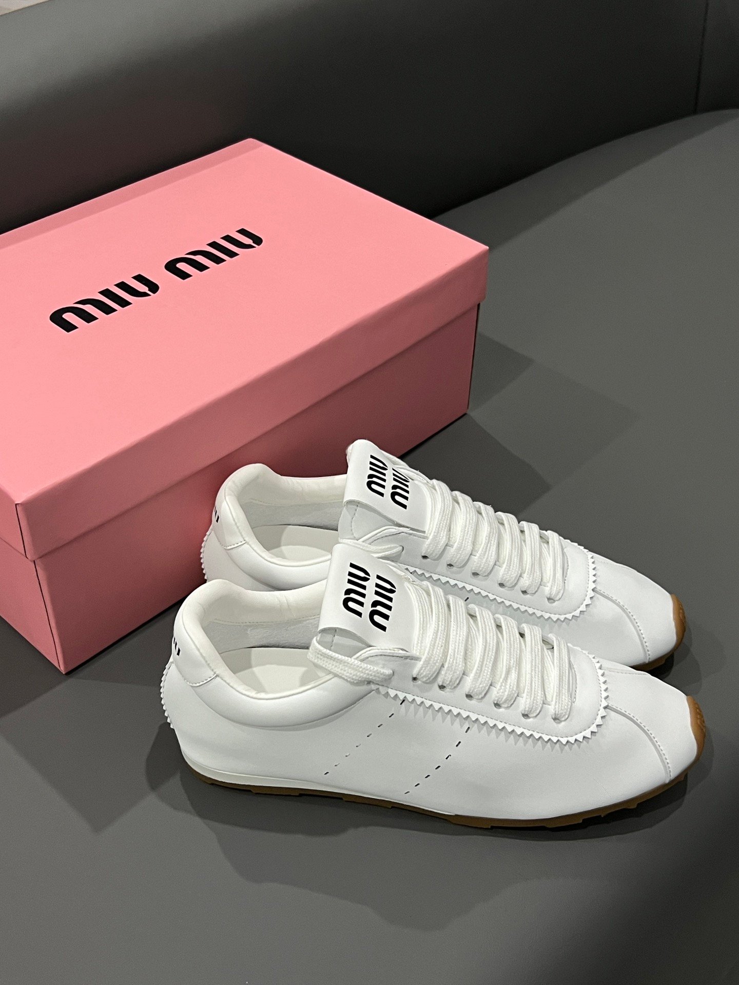 MIU Retro Trainer White - Sneakers - Image 6