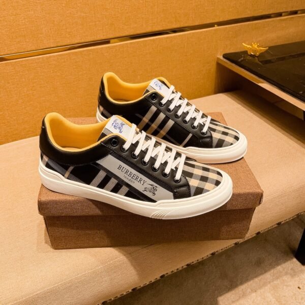 BBR Vintage Check Sneakers Beige/Black - Sneakers