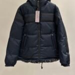 CD CD Oblique Reversible Down Jacket Navy – Jacket