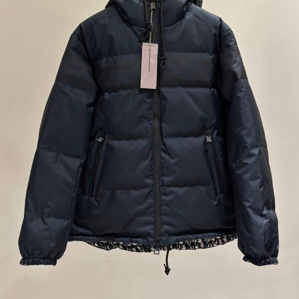 CD CD Oblique Reversible Down Jacket Navy - Jacket