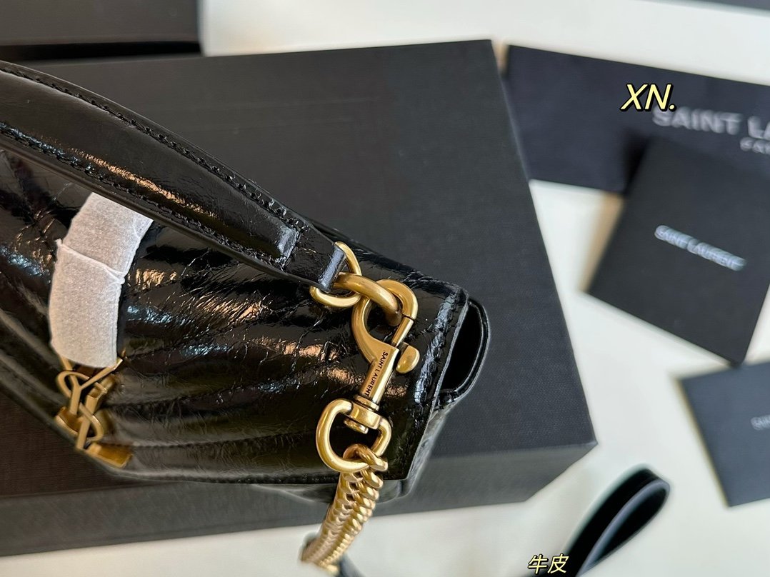 YSL College Mini Black Leather - Bag - Image 3
