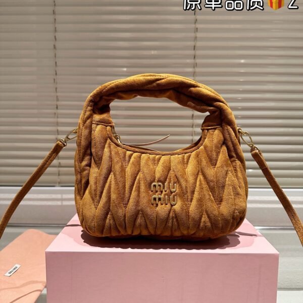 MIU Wander Matelassé Suede - Bag