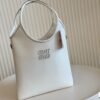 MIU Wander Matelassé White Leather - Bag – Red · Ref. BA26446
