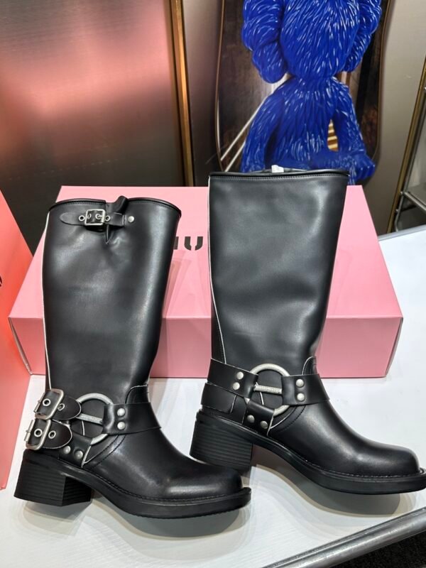 MIU Harness Boots – Stivali – Nero