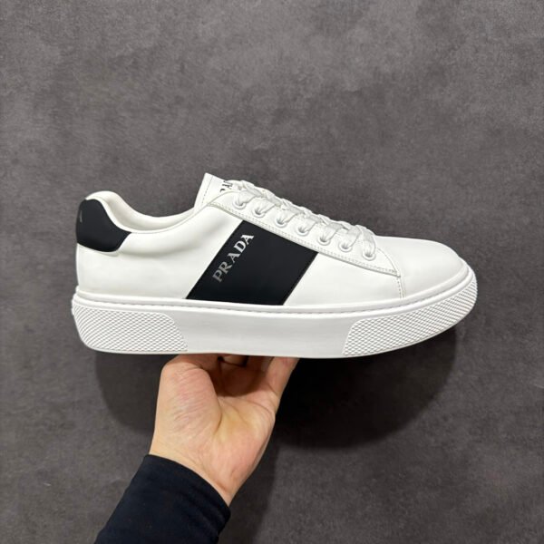 PR Downtown White/Black Leather - Sneakers