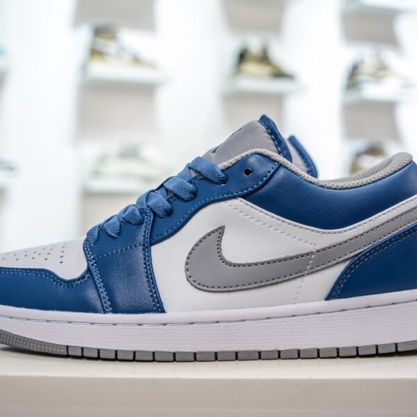 NK Air Jordan 1 Low True Blue - Sneakers
