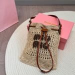 MIU Crochet Straw Bag – Bag