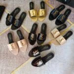 YSL Cassandra Flat Slides – Slide