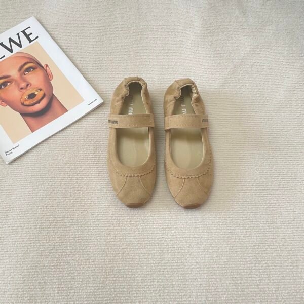 MIU Mary Jane Ballerina Flats - Shoes