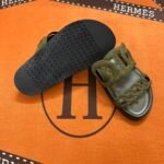 HM Chypre Green Suede – Sandali