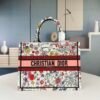 CD Book Tote Multicolor Embroidered Canvas - Bag · Ref. BA20152