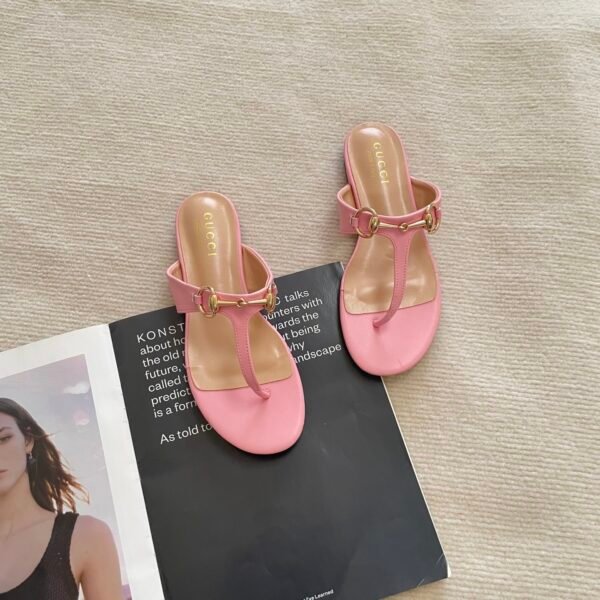 GG Horsebit Thong Sandals - Sandals