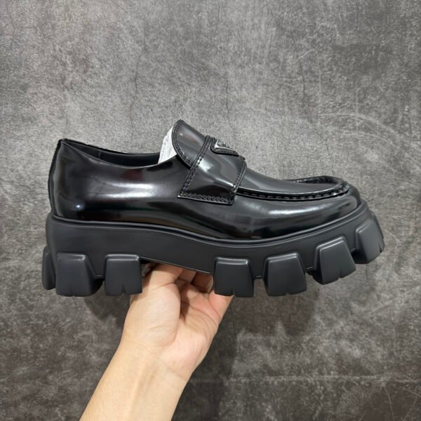 PR Monolith Loafers Black Leather - Shoes