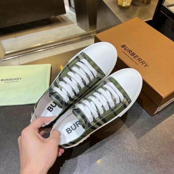 BBR Vintage Check Sneakers Green Check - Sneakers