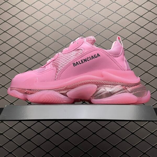BAL Triple S Clear Sole 38 Pink - Sneakers