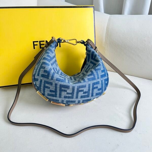 FD FDgraphy Small Blue Denim - Bag