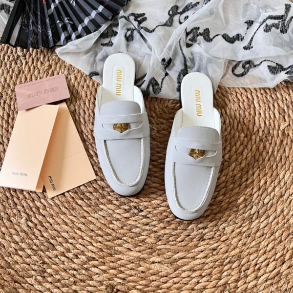 MIU Coin Detail Loafers - Shoes