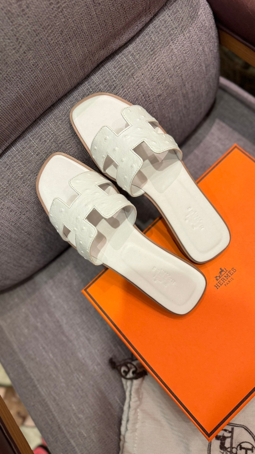 HM Oran Sandals White Leather - Sandals - Image 2