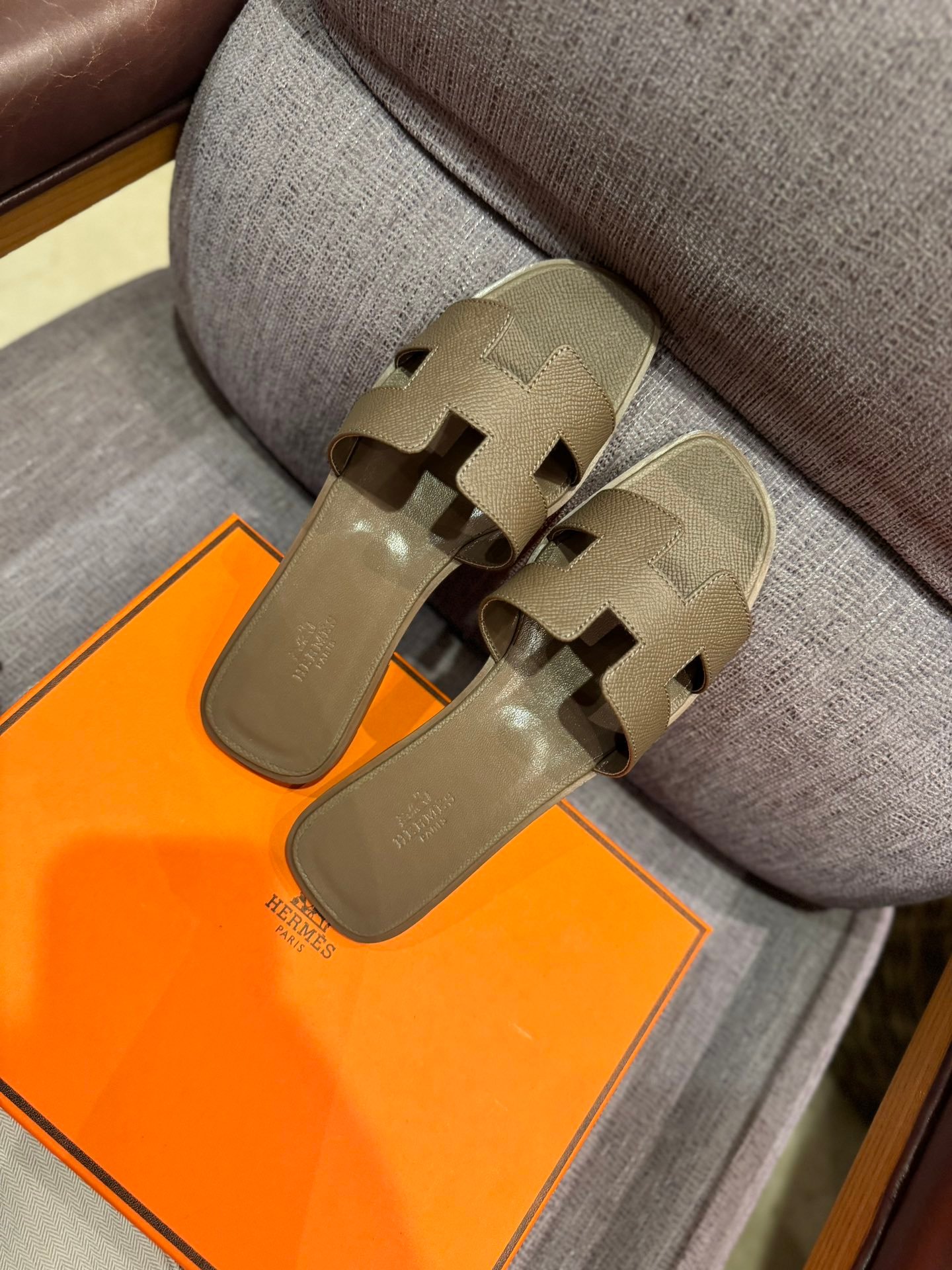 HM Oran Sandals Brown Leather - Sandals - Image 3