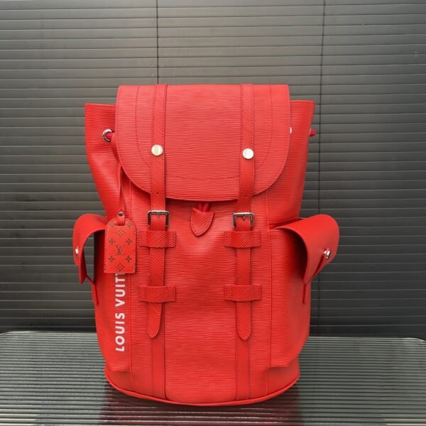 LV Christopher PM Red Epi Leather - Backpack
