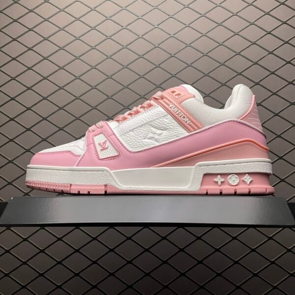 LV Trainer Sneaker Pink/White - Sneakers