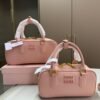 MIU Bowling Bag Pink/Green/Blue Leather - Bag