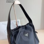 PR Cleo Drawstring Black Nylon – Bag