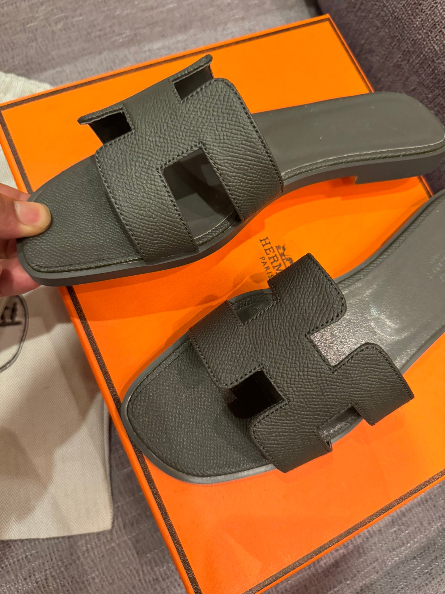 HM Oran Sandals Black Leather - Sandals - Image 5