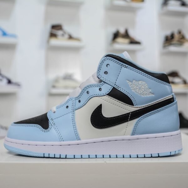 NK Air Jordan 1 Mid University Blue - Sneakers